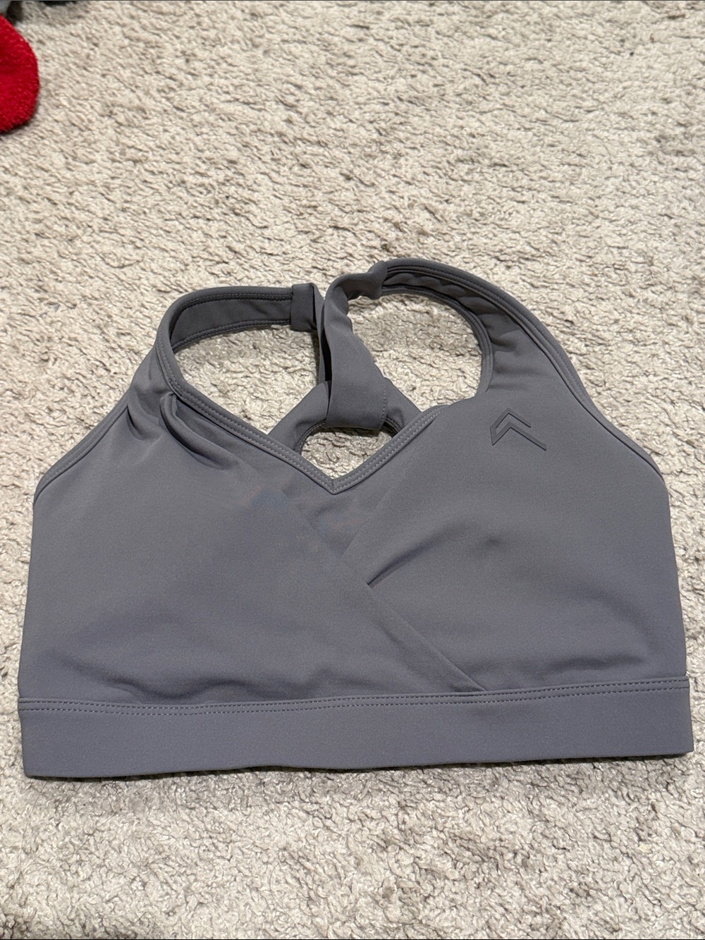 Oner Active Ash Gray Unified Layered Sports Bra
